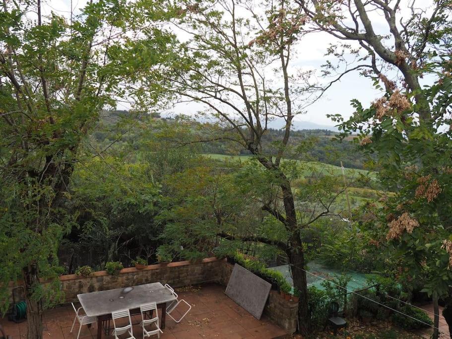 Appartamento Con Vista Panoramica In Chianti 圣多尼诺 外观 照片