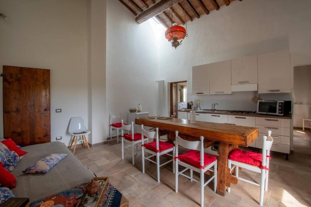 Appartamento Con Vista Panoramica In Chianti 圣多尼诺 外观 照片