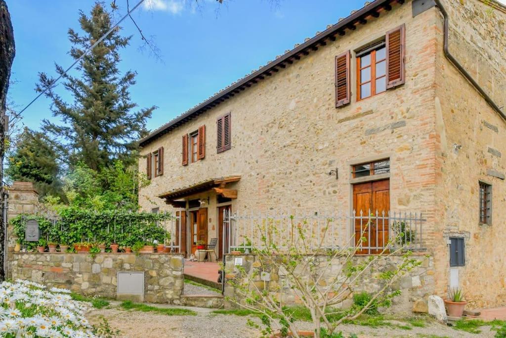 Appartamento Con Vista Panoramica In Chianti 圣多尼诺 外观 照片