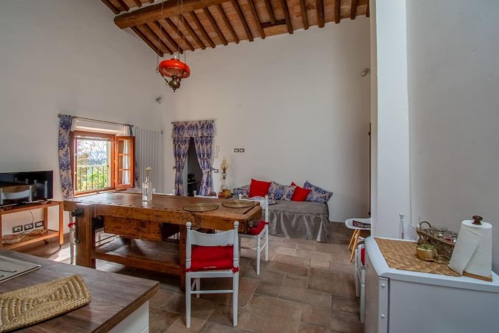Appartamento Con Vista Panoramica In Chianti 圣多尼诺 外观 照片